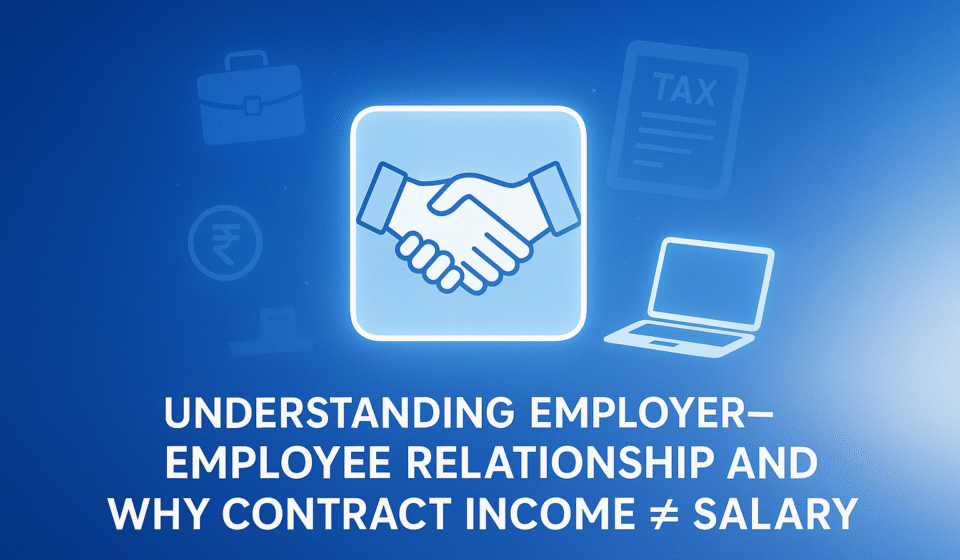 Freelance vs Salary Tax: Understanding Employer–Employee Relationship and Why Contract Income not equal to Salary Understanding Employer–Employee Relationship